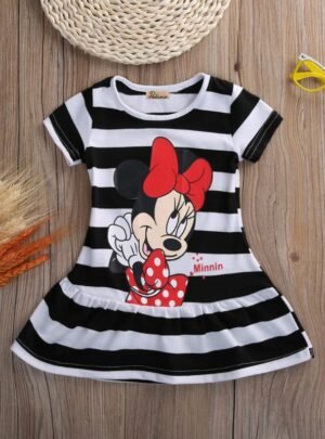 Minnie Stripes Jersey Dress
