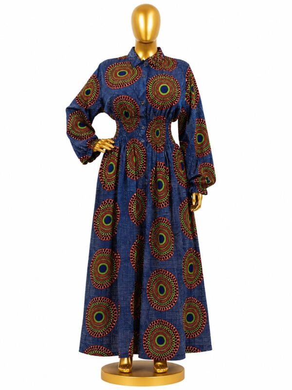 Ankara Shirt Dress