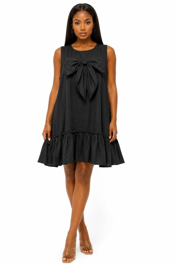 Bow-Front Ruffle Dress (5) Bow-Front Ruffle Dress