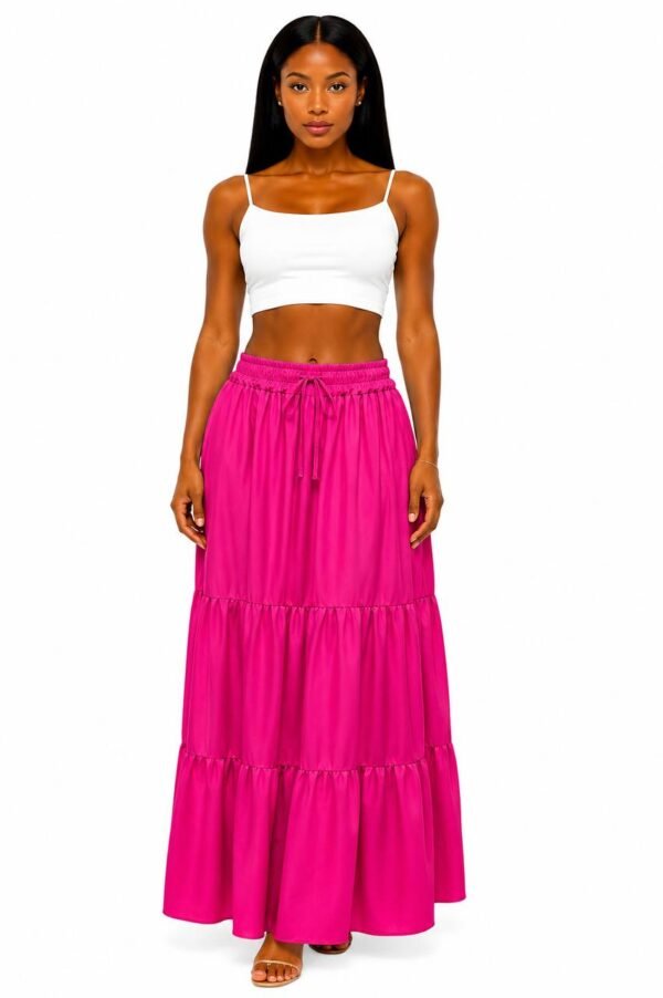 Oasis Tiered Maxi Skirt (1) Oasis Tiered Maxi Skirt
