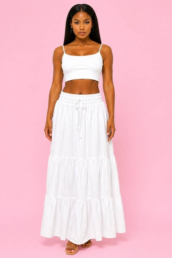 Oasis Tiered Maxi Skirt (4) Oasis Tiered Maxi Skirt