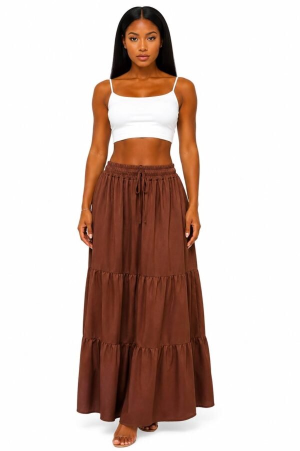 Oasis Tiered Maxi Skirt (6) Oasis Tiered Maxi Skirt