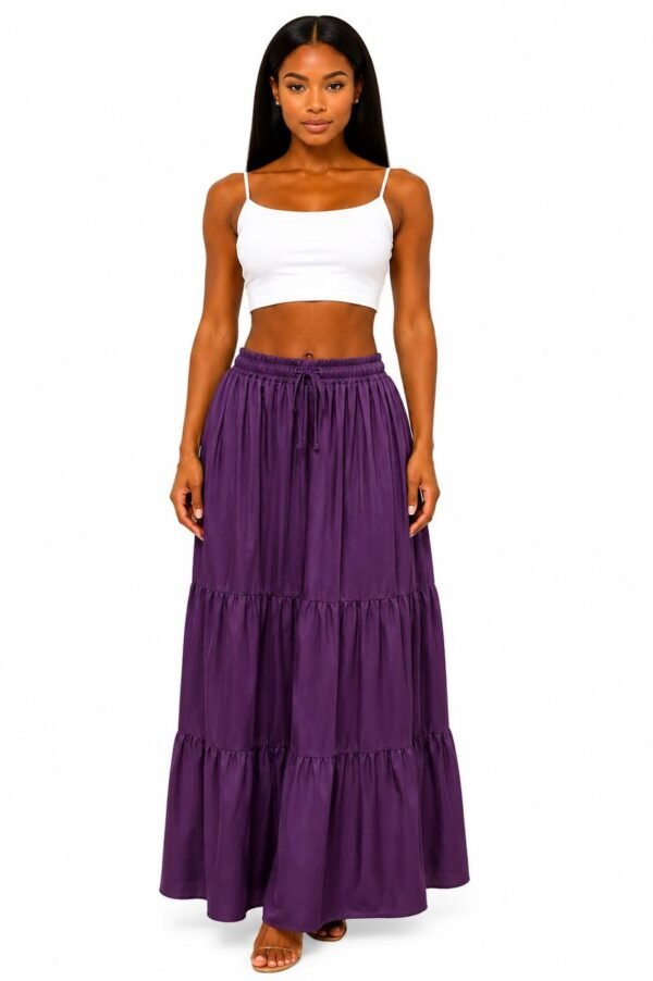 Oasis Tiered Maxi Skirt (8) Oasis Tiered Maxi Skirt