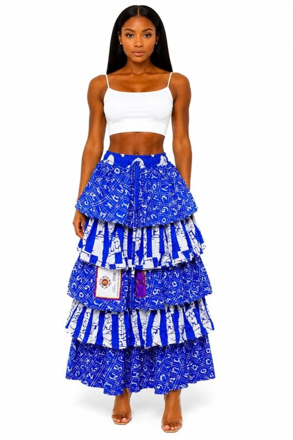 Tiered Maxi Skirt (2) Heritage Tiered Maxi Skirt