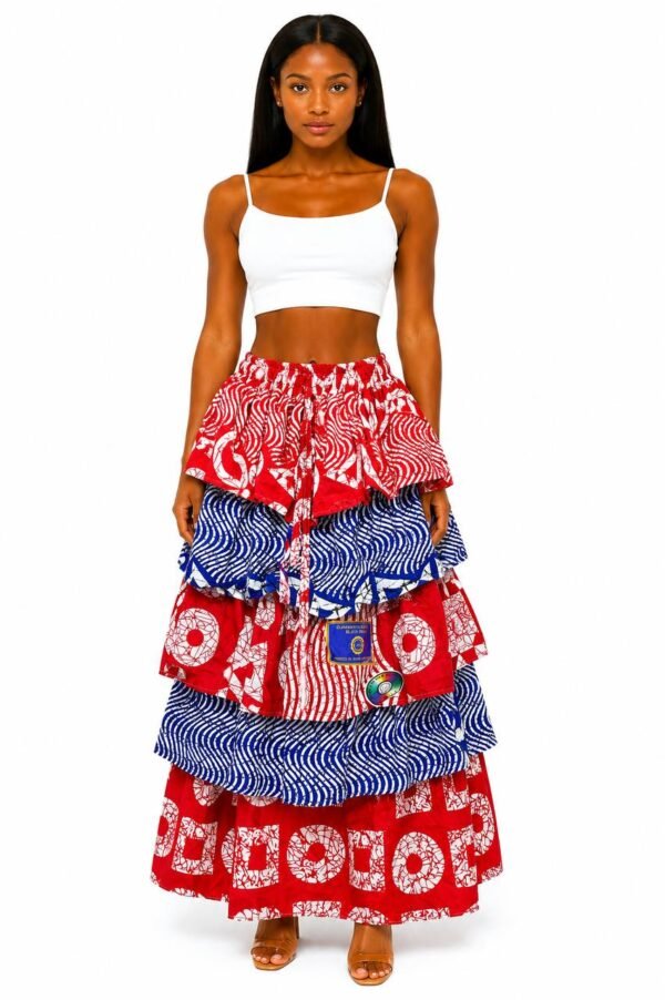 Tiered Maxi Skirt (3) Heritage Tiered Maxi Skirt