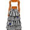 Tiered Maxi Skirt (4) Heritage Tiered Maxi Skirt