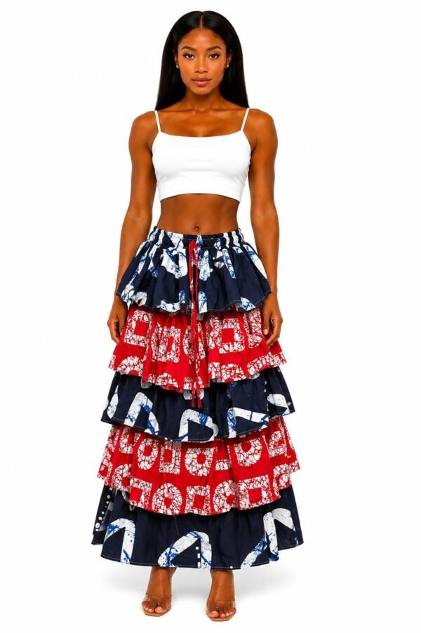 Tiered Maxi Skirt (6) Heritage Tiered Maxi Skirt