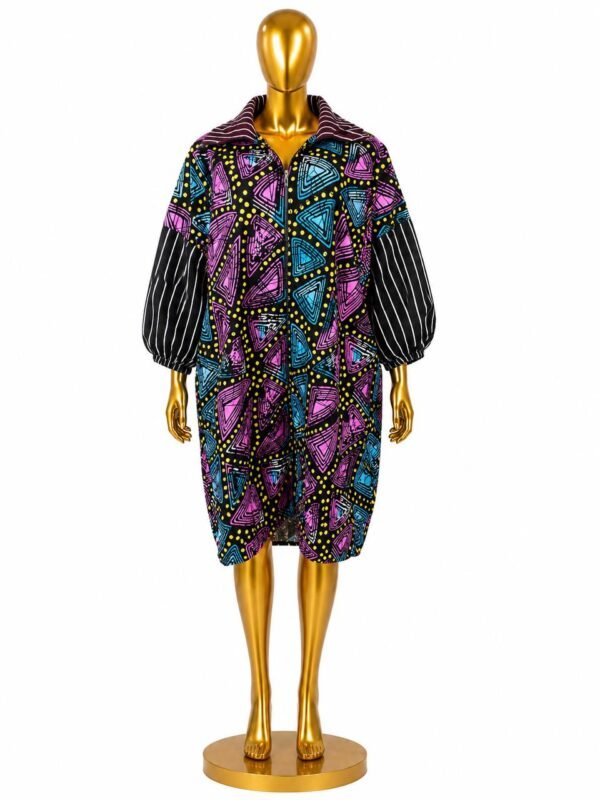 Short Bubu Dress With Lace Combo