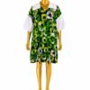 Short Bubu Dress With Lace Combo