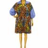Short Bubu Dress With Lace Combo